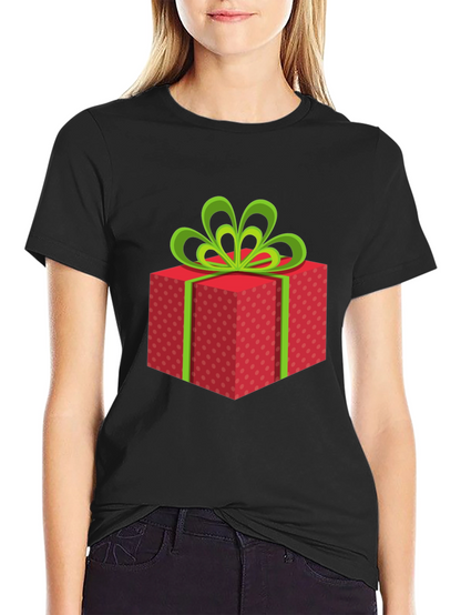Festive Gift Box Graphic T-Shirt