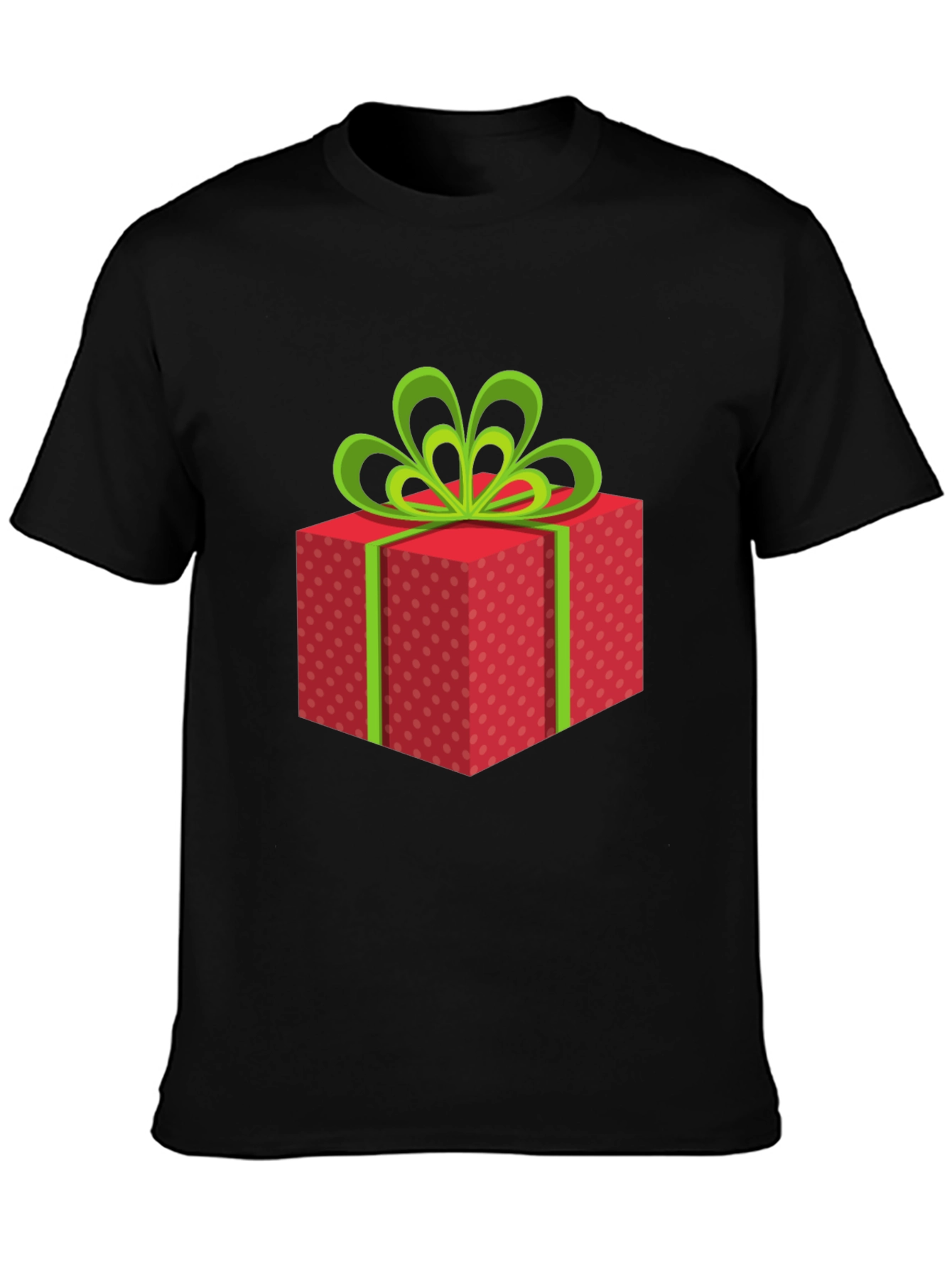 Festive Gift Box Graphic T-Shirt
