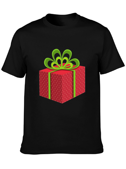 Festive Gift Box Graphic T-Shirt