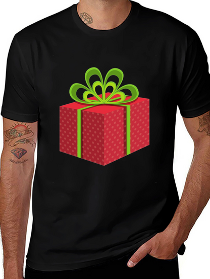 Festive Gift Box Graphic T-Shirt