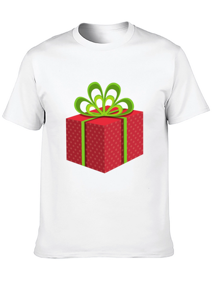 Festive Gift Box Graphic T-Shirt