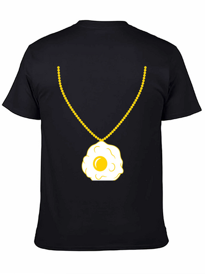 Egg Necklace T-Shirt - Sunny Side Up Style