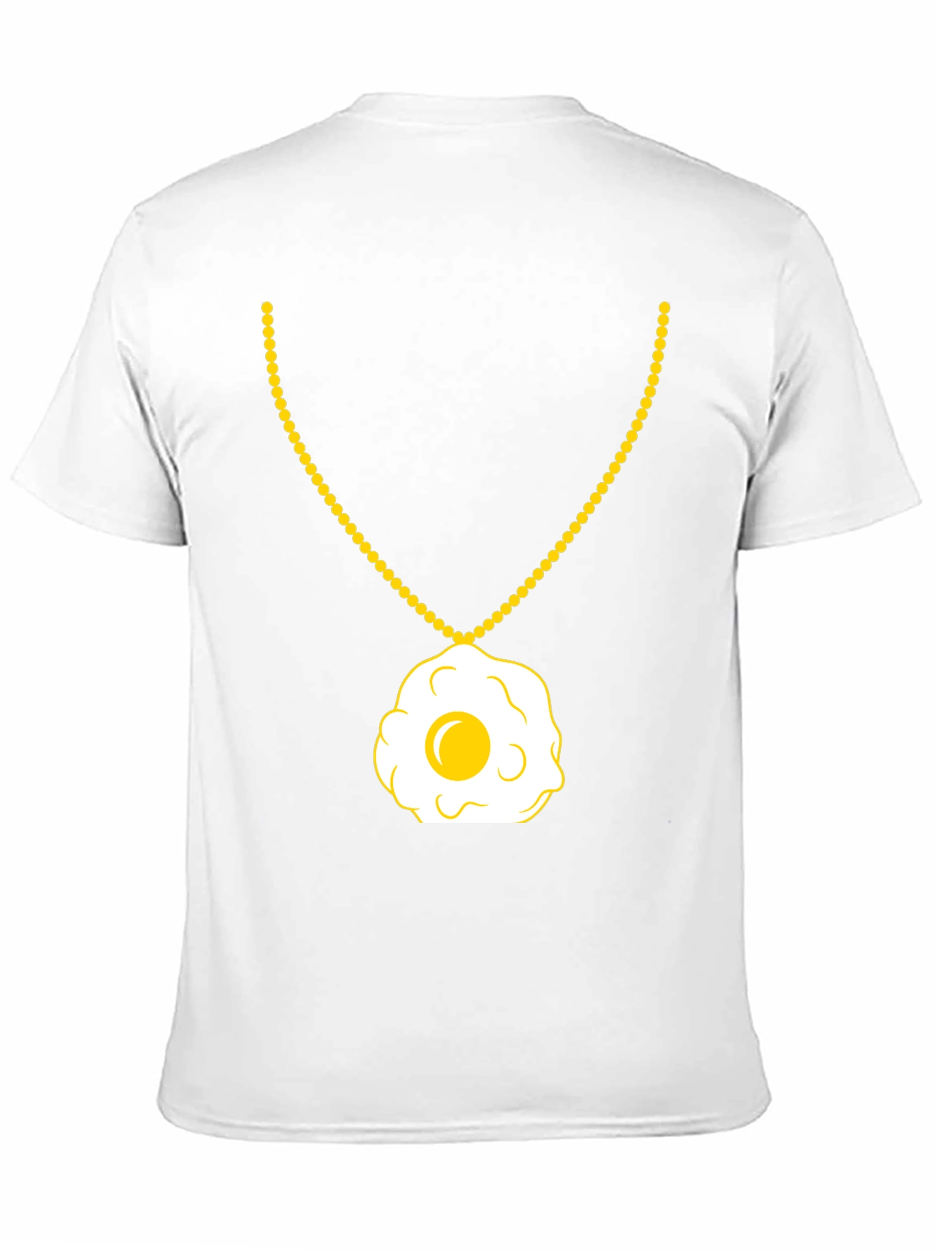 Egg Necklace T-Shirt - Sunny Side Up Style