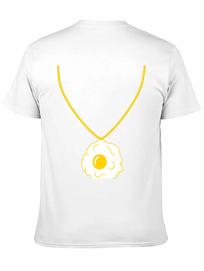 Egg Necklace T-Shirt - Sunny Side Up Style