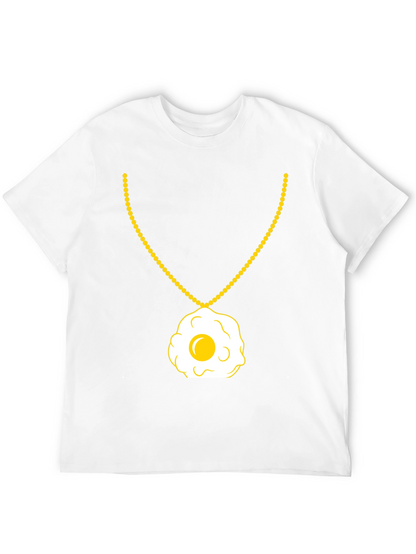 Egg Necklace T-Shirt - Sunny Side Up Style