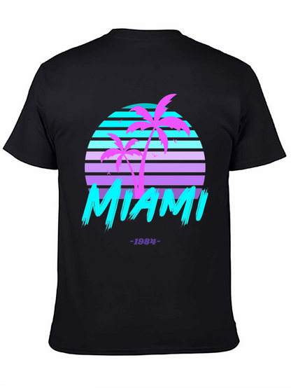 Retro Miami 1984 Graphic Tee