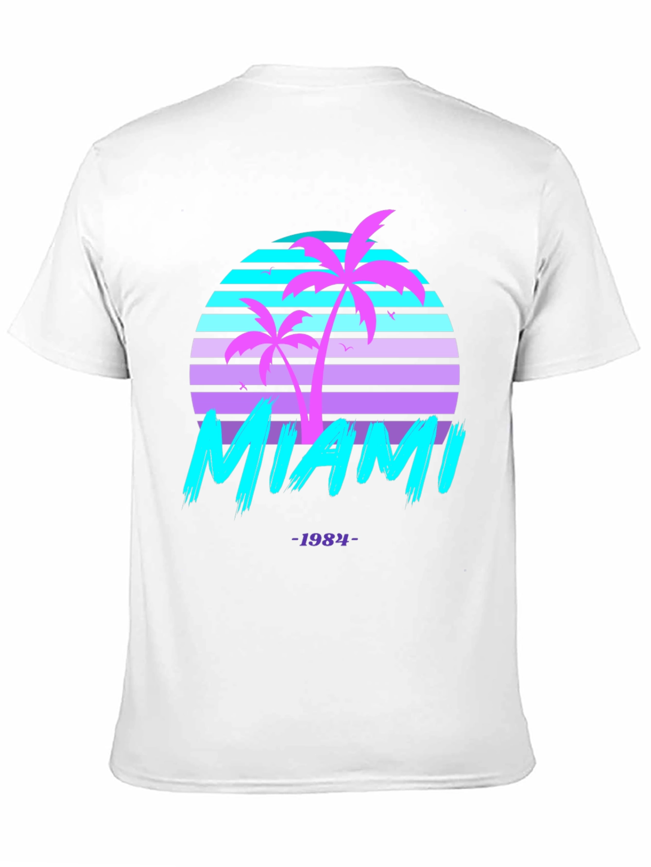 Retro Miami 1984 Graphic Tee