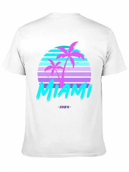Retro Miami 1984 Graphic Tee