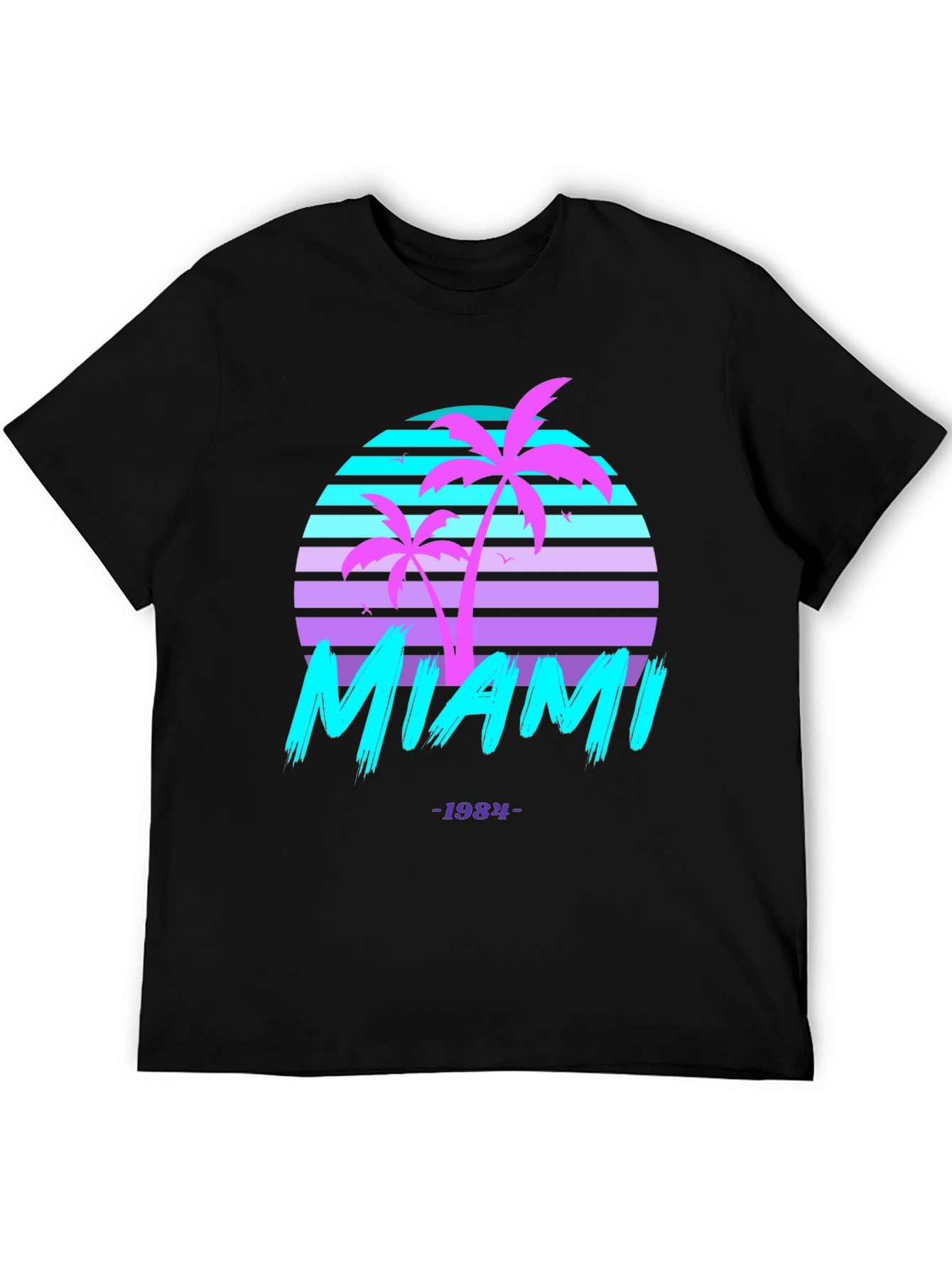Retro Miami 1984 Graphic Tee