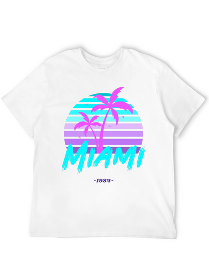 Retro Miami 1984 Graphic Tee