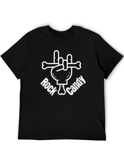 Rock Candy Skeleton Hand T-Shirt - Black