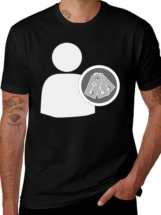 Access Granted Graphic Tee - Black Cotton Comfort
