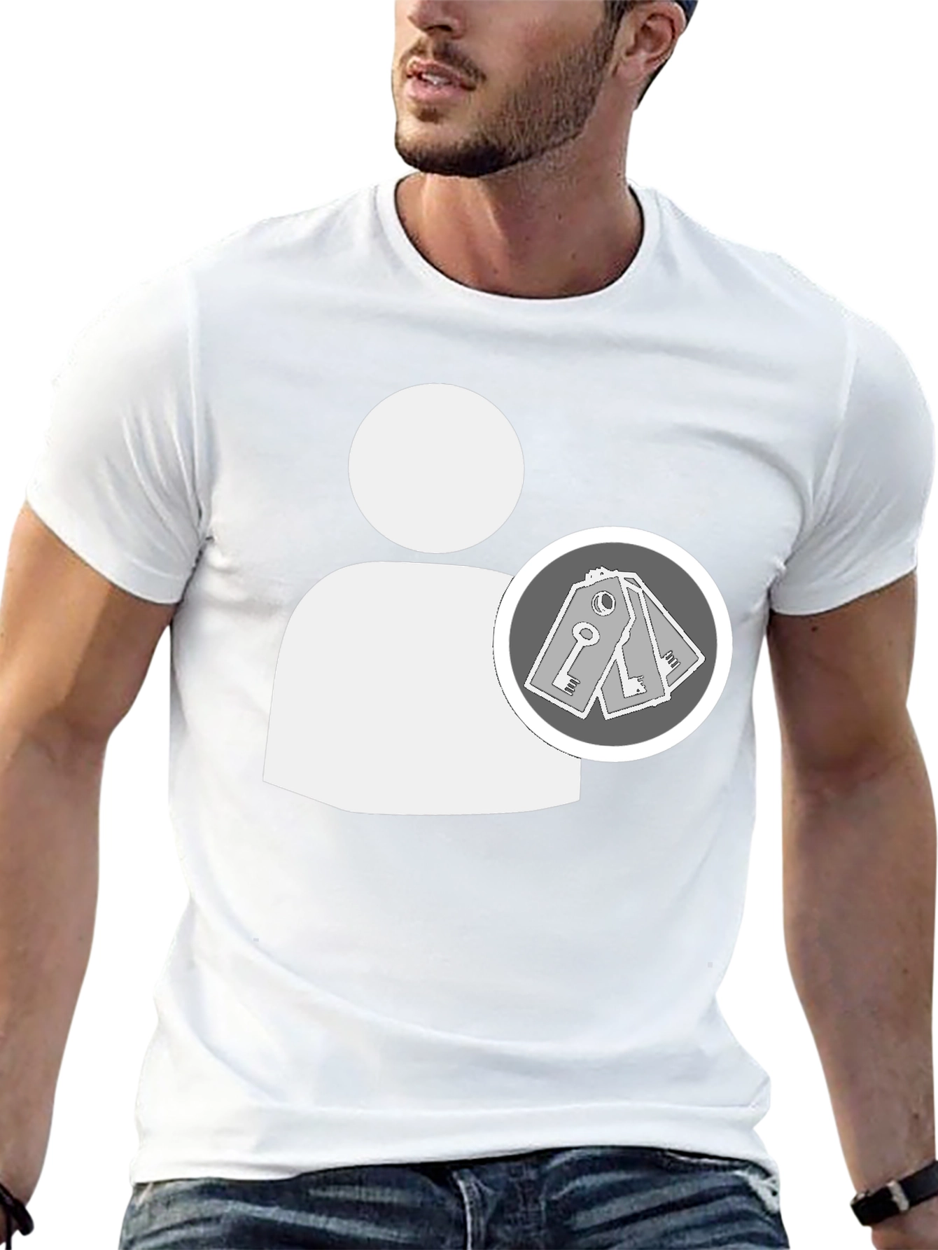 Access Granted Graphic Tee - Black Cotton Comfort