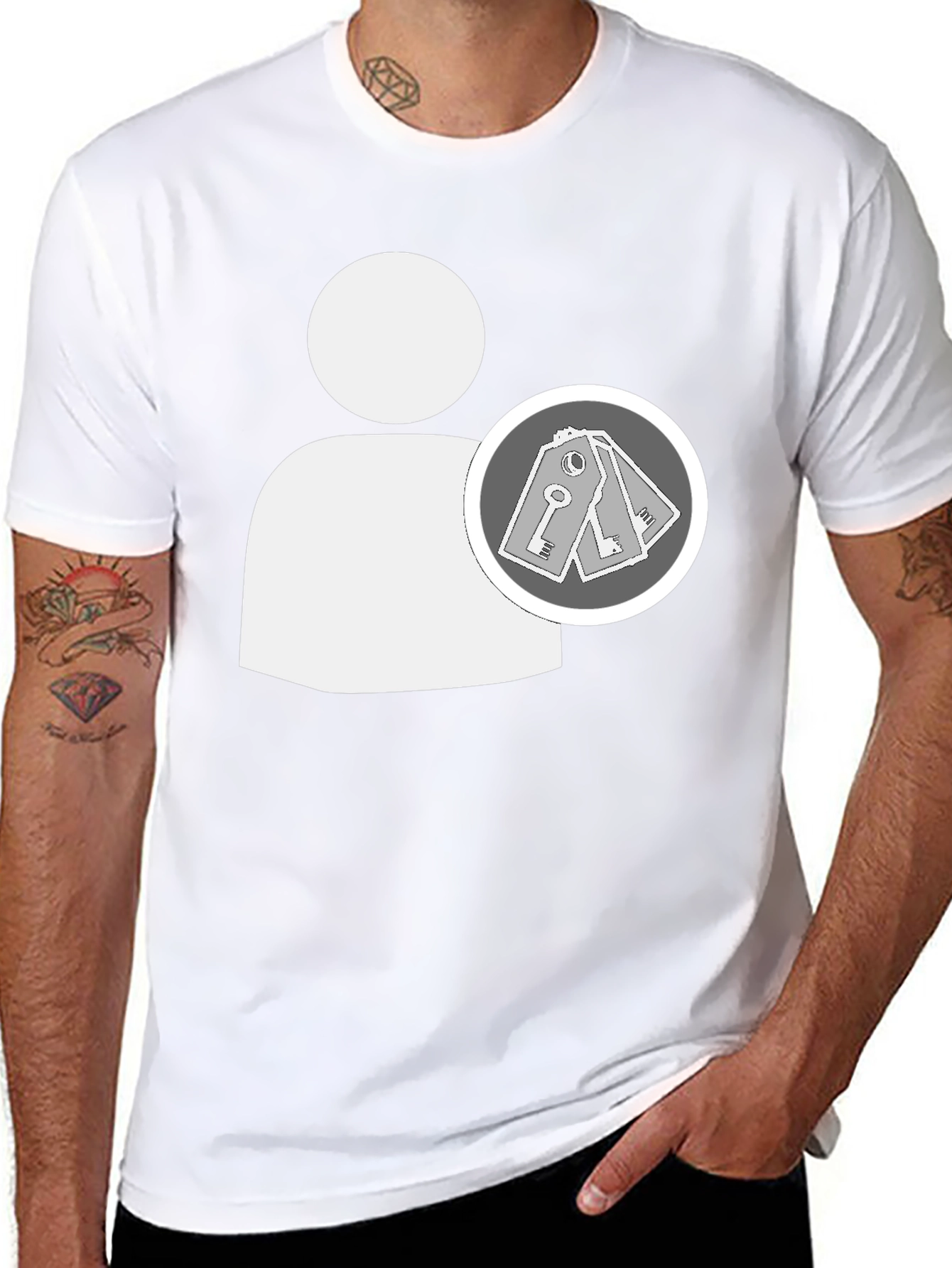 Access Granted Graphic Tee - Black Cotton Comfort