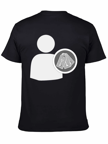 Access Granted Graphic Tee - Black Cotton Comfort