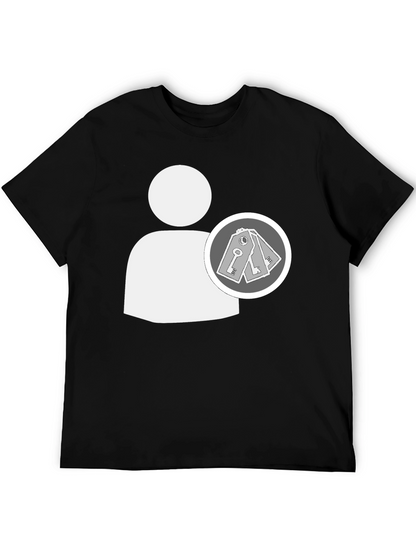 Access Granted Graphic Tee - Black Cotton Comfort