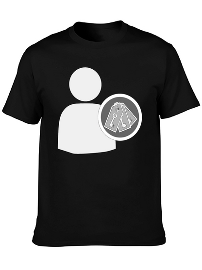 Access Granted Graphic Tee - Black Cotton Comfort