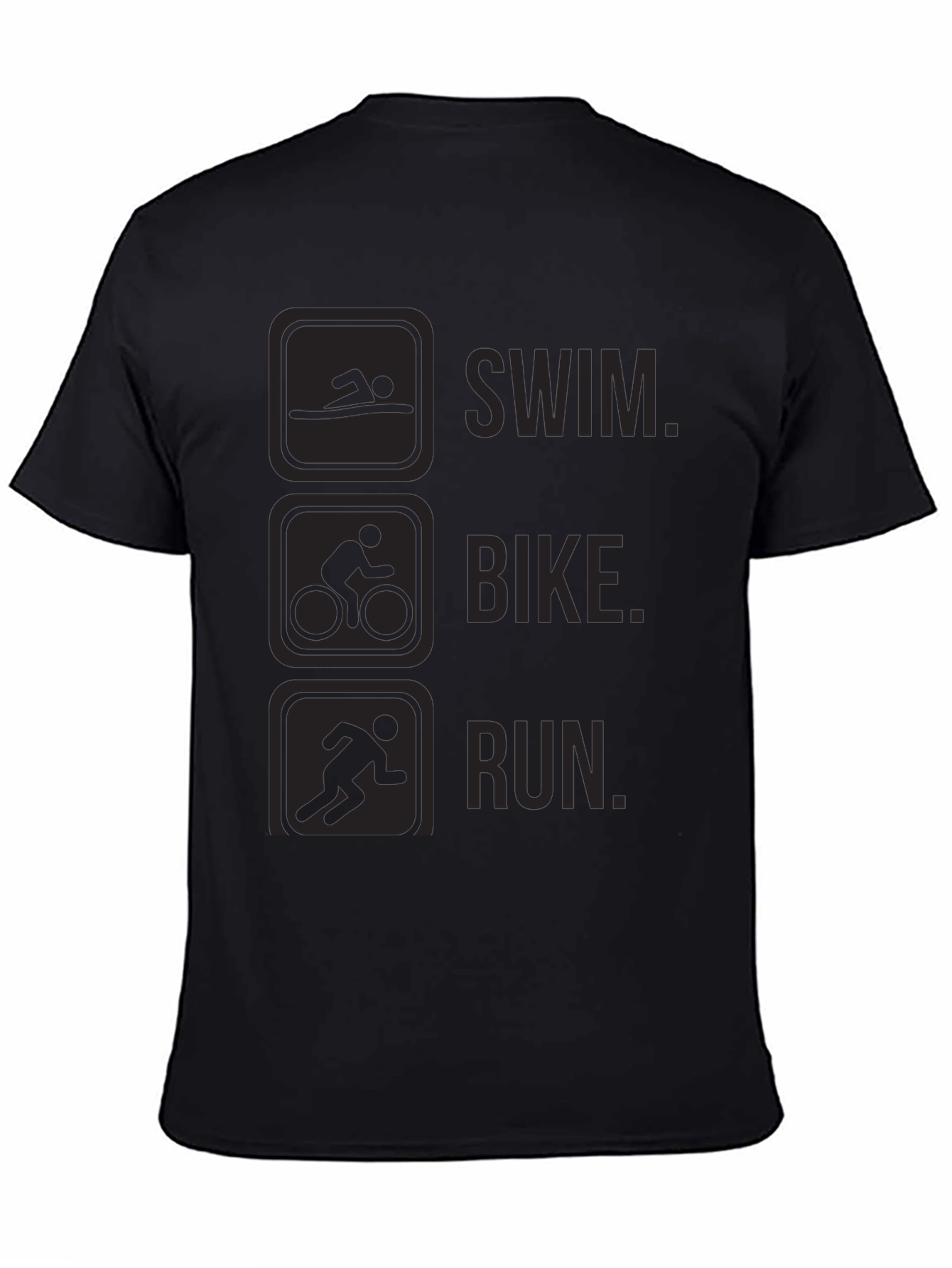 Triathlon Graphic T-Shirt - Swim Bike Run Tee