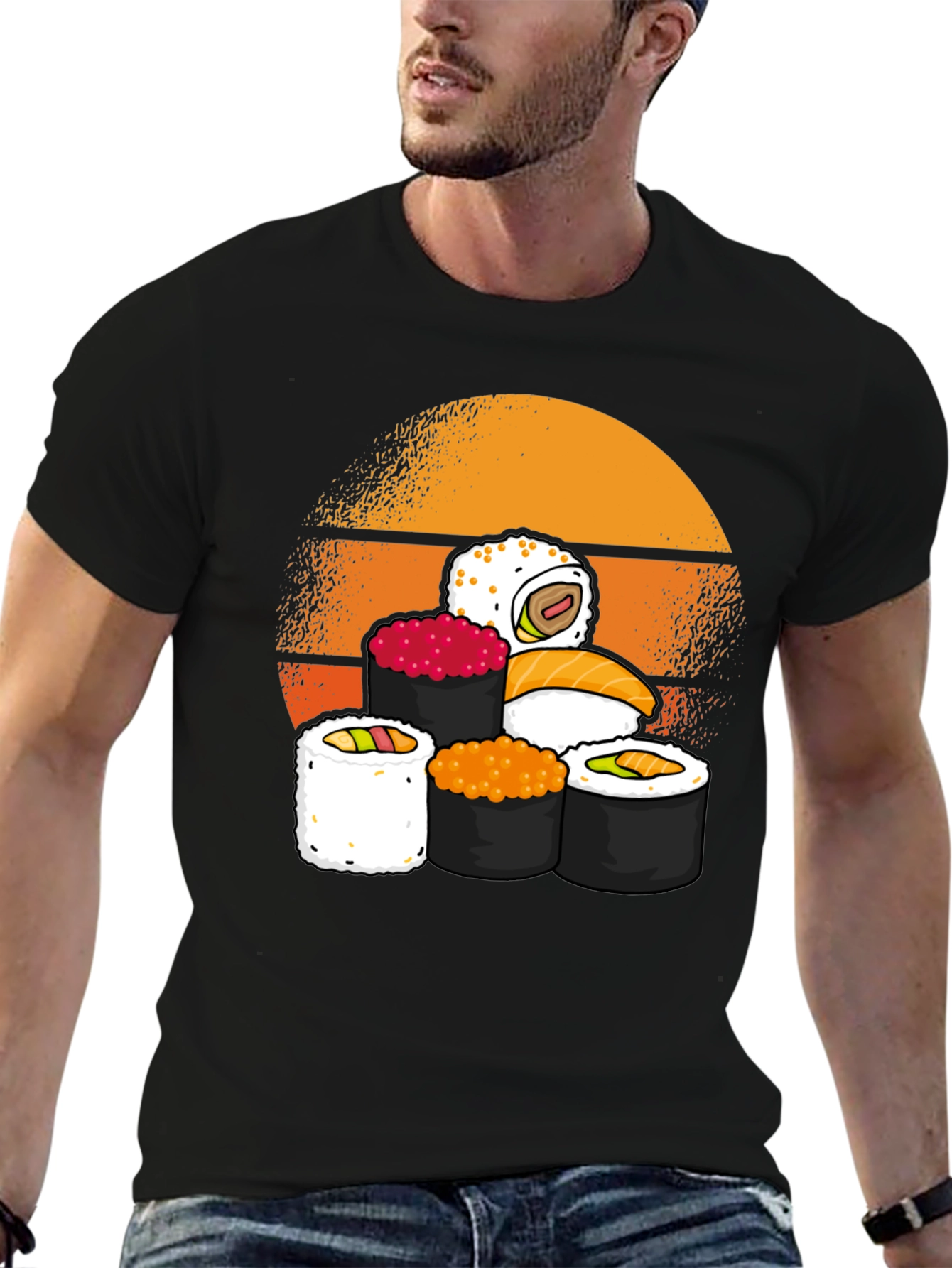 Sushi Graphic Tee - Japanese Food T-Shirt