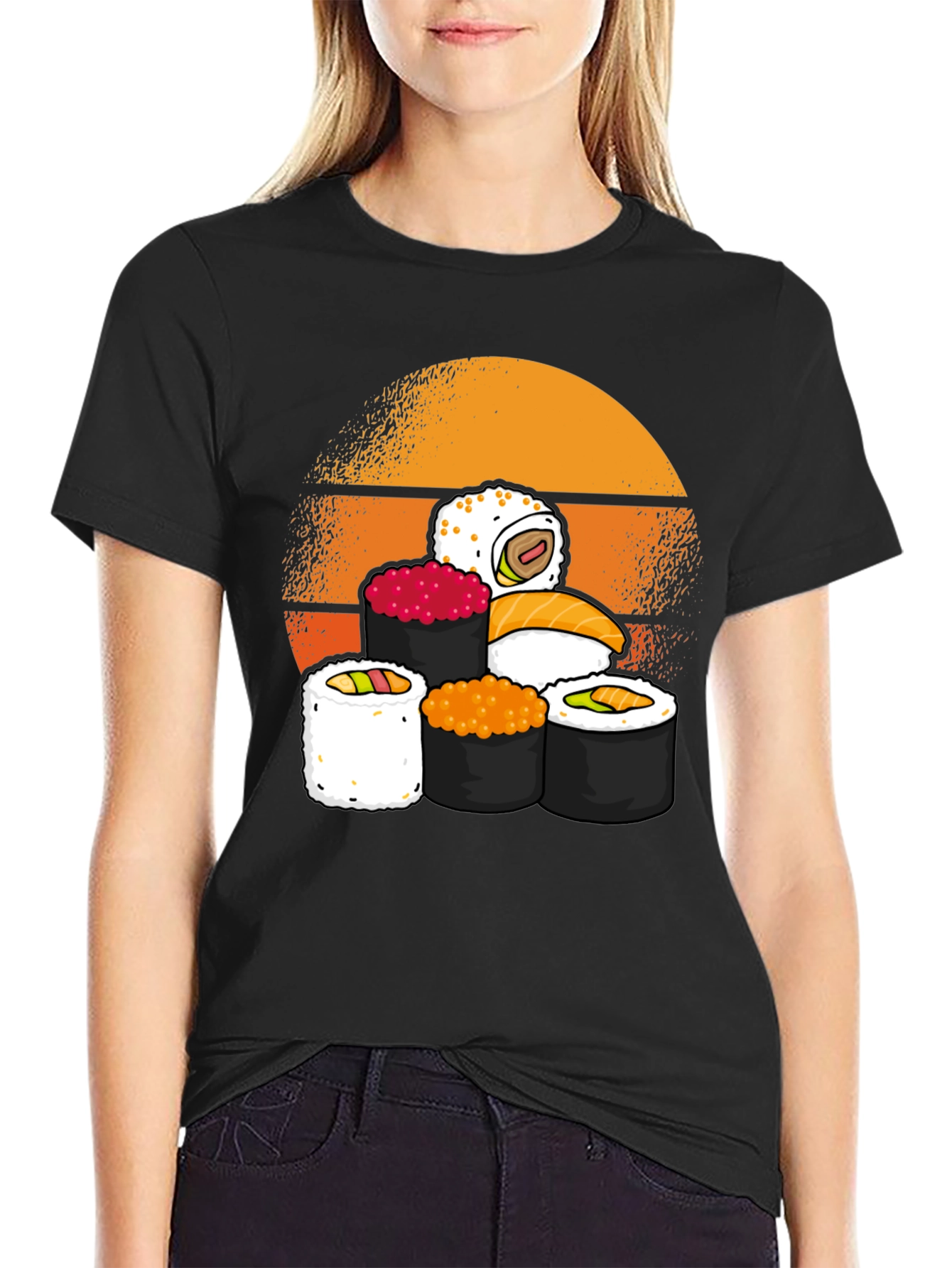 Sushi Graphic Tee - Japanese Food T-Shirt