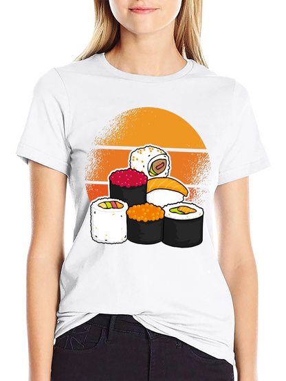 Sushi Graphic Tee - Japanese Food T-Shirt