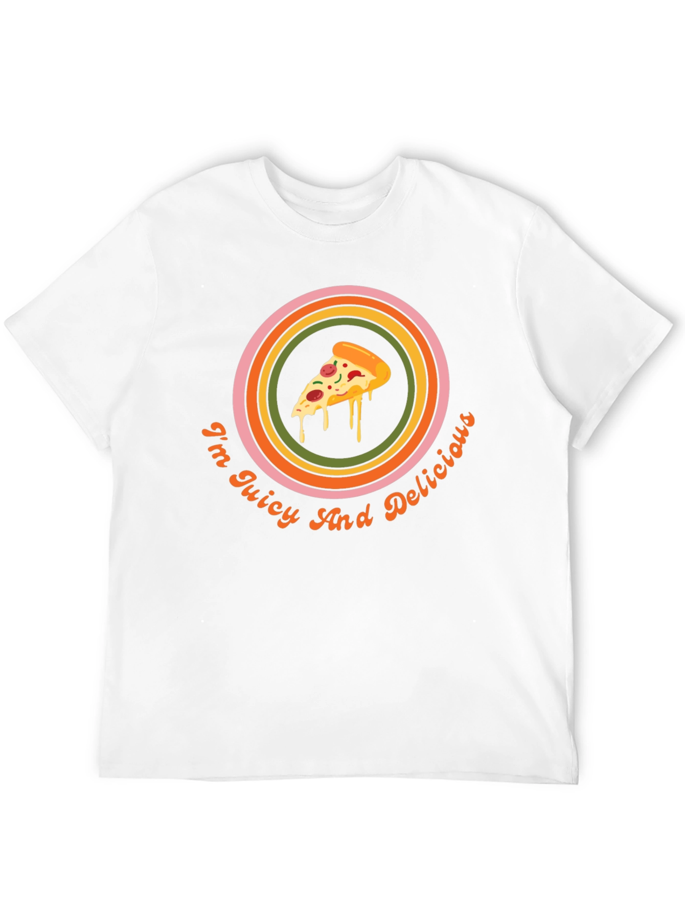 Juicy & Delicious Pizza Graphic Tee - Unisex