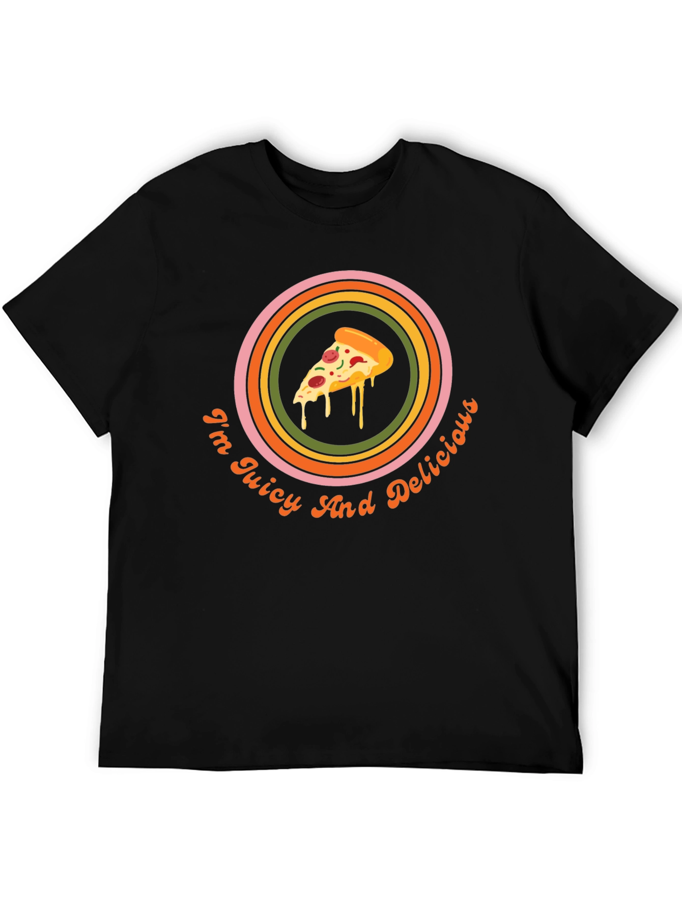 Juicy & Delicious Pizza Graphic Tee - Unisex