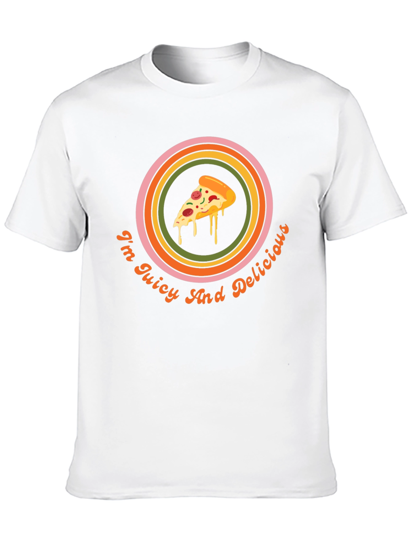 Juicy & Delicious Pizza Graphic Tee - Unisex