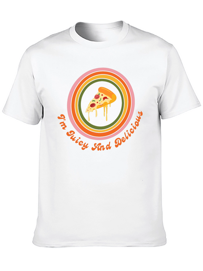 Juicy & Delicious Pizza Graphic Tee - Unisex