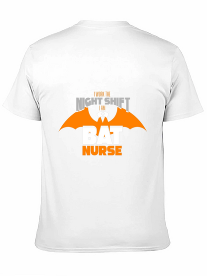 Night Shift Bat Nurse T-Shirt - Halloween Apparel