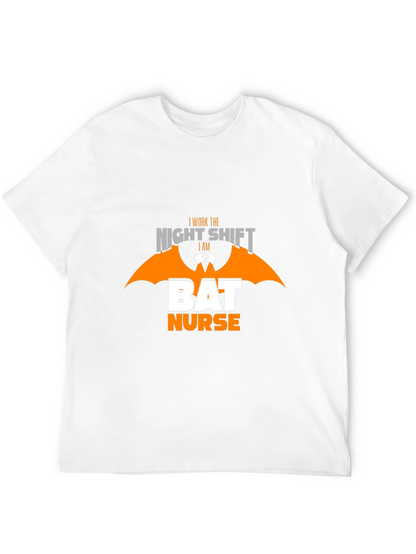 Night Shift Bat Nurse T-Shirt - Halloween Apparel