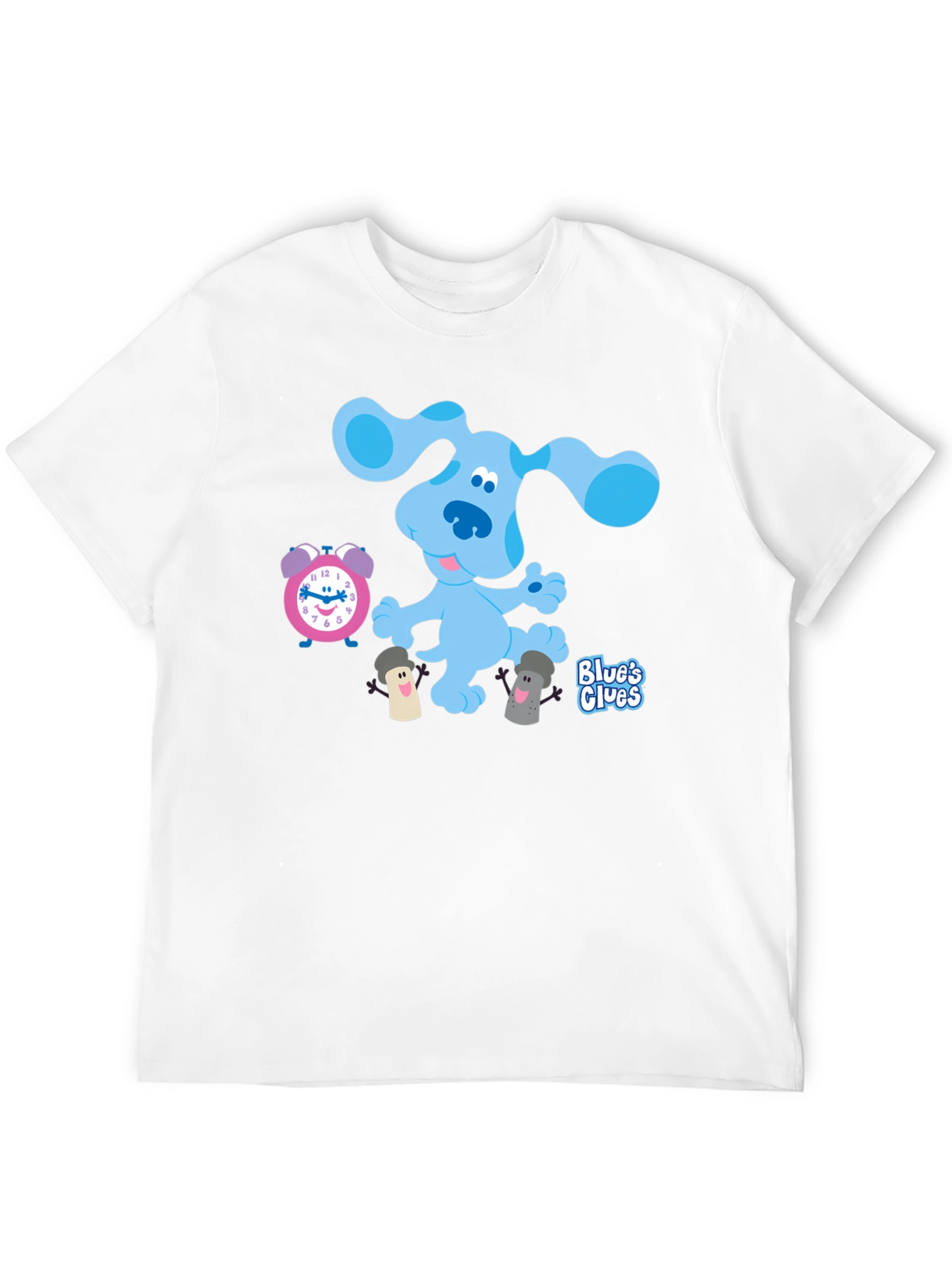 Blues Clues T-Shirt - Cartoon Dog Graphic Tee