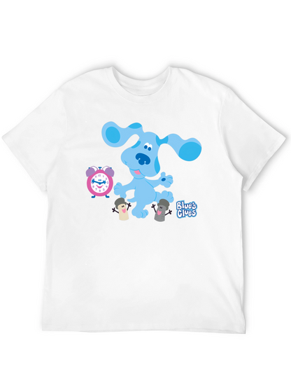 Blues Clues T-Shirt - Cartoon Dog Graphic Tee