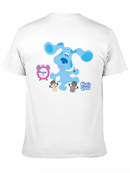 Blues Clues T-Shirt - Cartoon Dog Graphic Tee