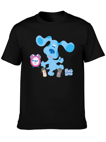 Blues Clues T-Shirt - Cartoon Dog Graphic Tee