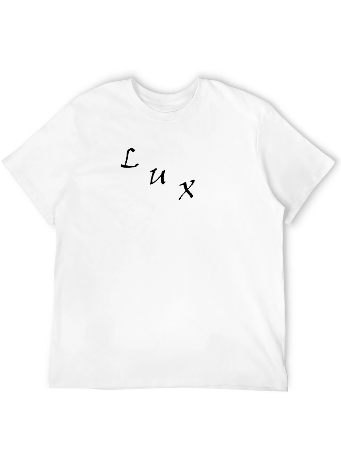 Lux Black T-Shirt - Modern Minimalist Design