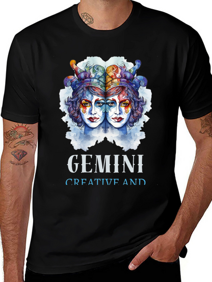 Gemini Creative T-Shirt Zodiac Sign Tee
