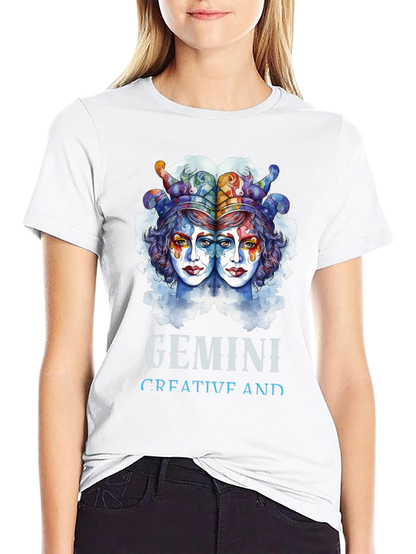 Gemini Creative T-Shirt Zodiac Sign Tee