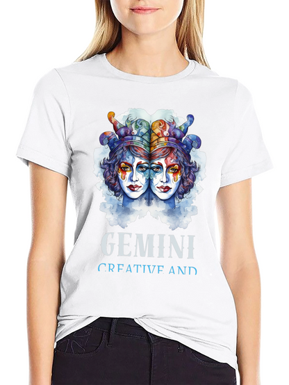 Gemini Creative T-Shirt Zodiac Sign Tee