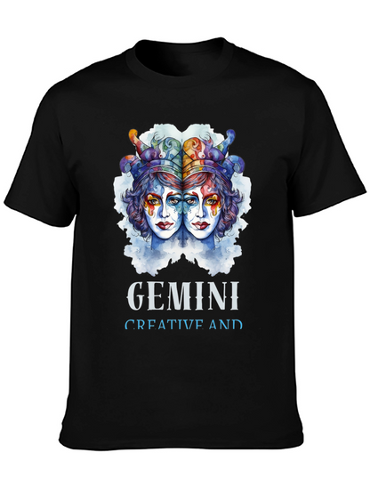 Gemini Creative T-Shirt Zodiac Sign Tee