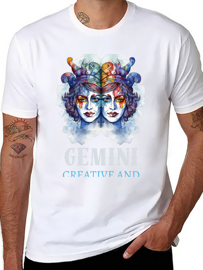 Gemini Creative T-Shirt Zodiac Sign Tee