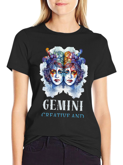 Gemini Creative T-Shirt Zodiac Sign Tee