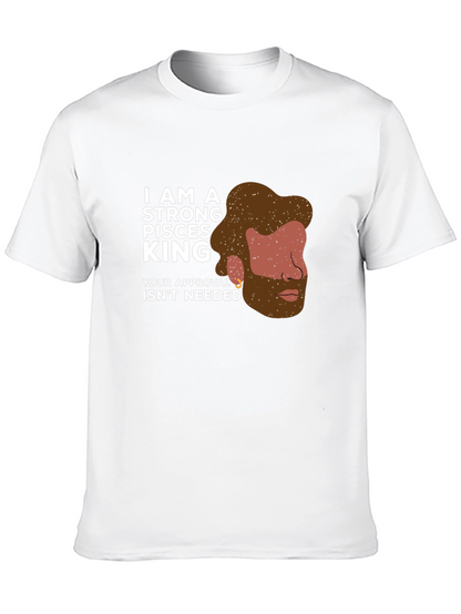 Strong Pisces King Graphic Tee