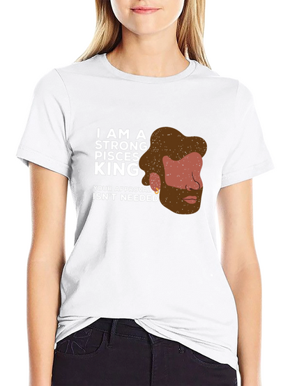 Strong Pisces King Graphic Tee