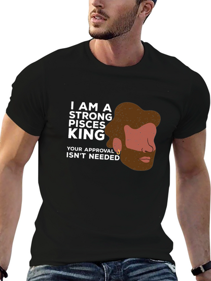 Strong Pisces King Graphic Tee