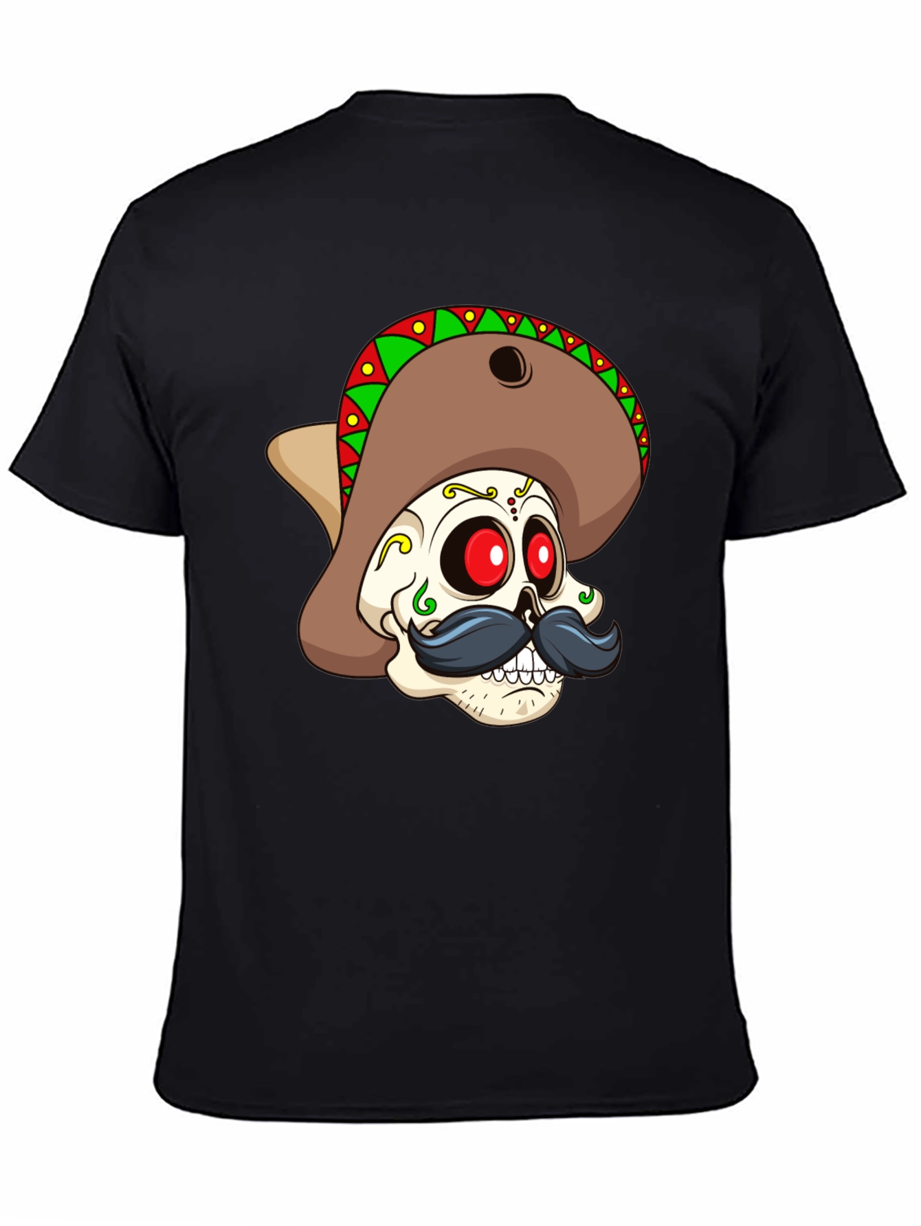 Dia de los Muertos Skull Graphic Tee