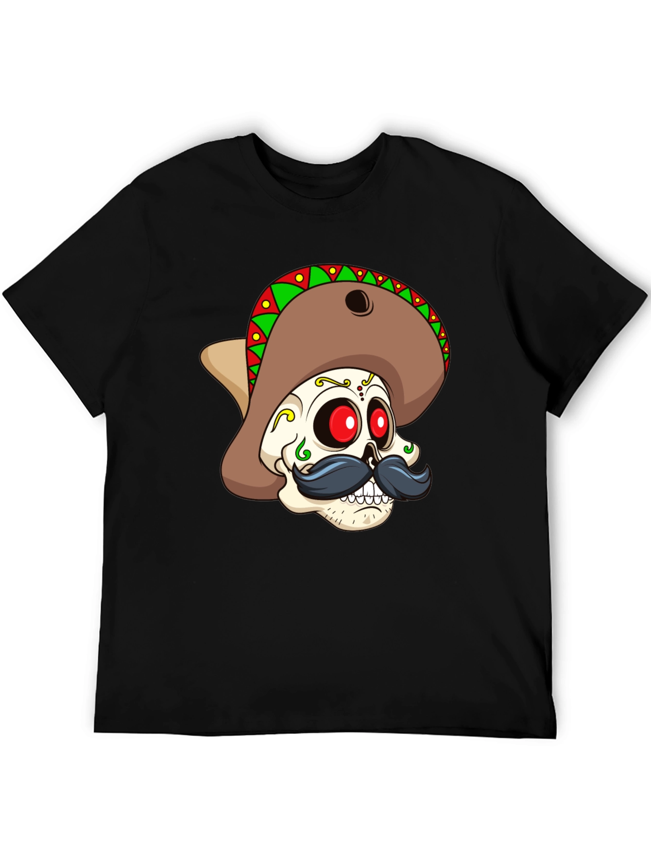 Dia de los Muertos Skull Graphic Tee