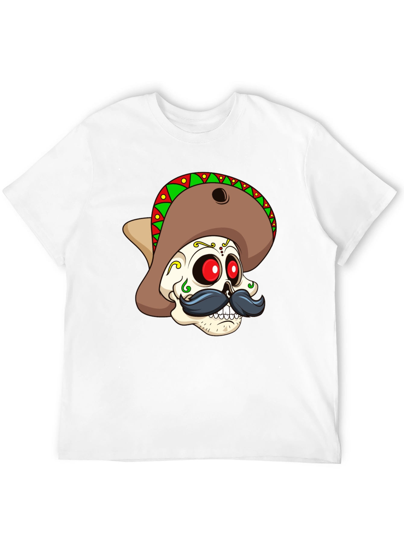 Dia de los Muertos Skull Graphic Tee