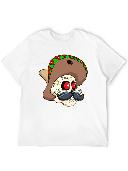 Dia de los Muertos Skull Graphic Tee