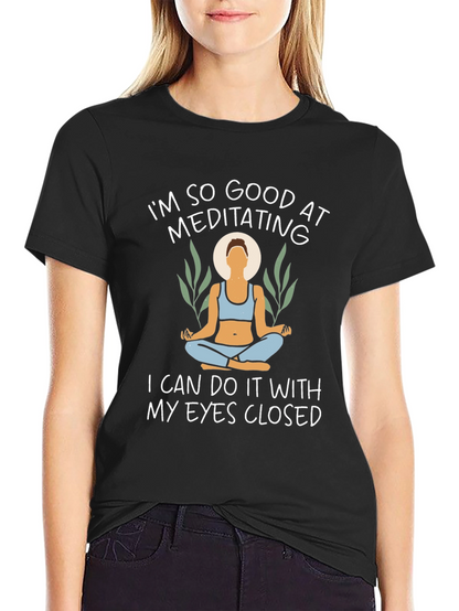 Meditating T-Shirt - Zen Relaxation Tee